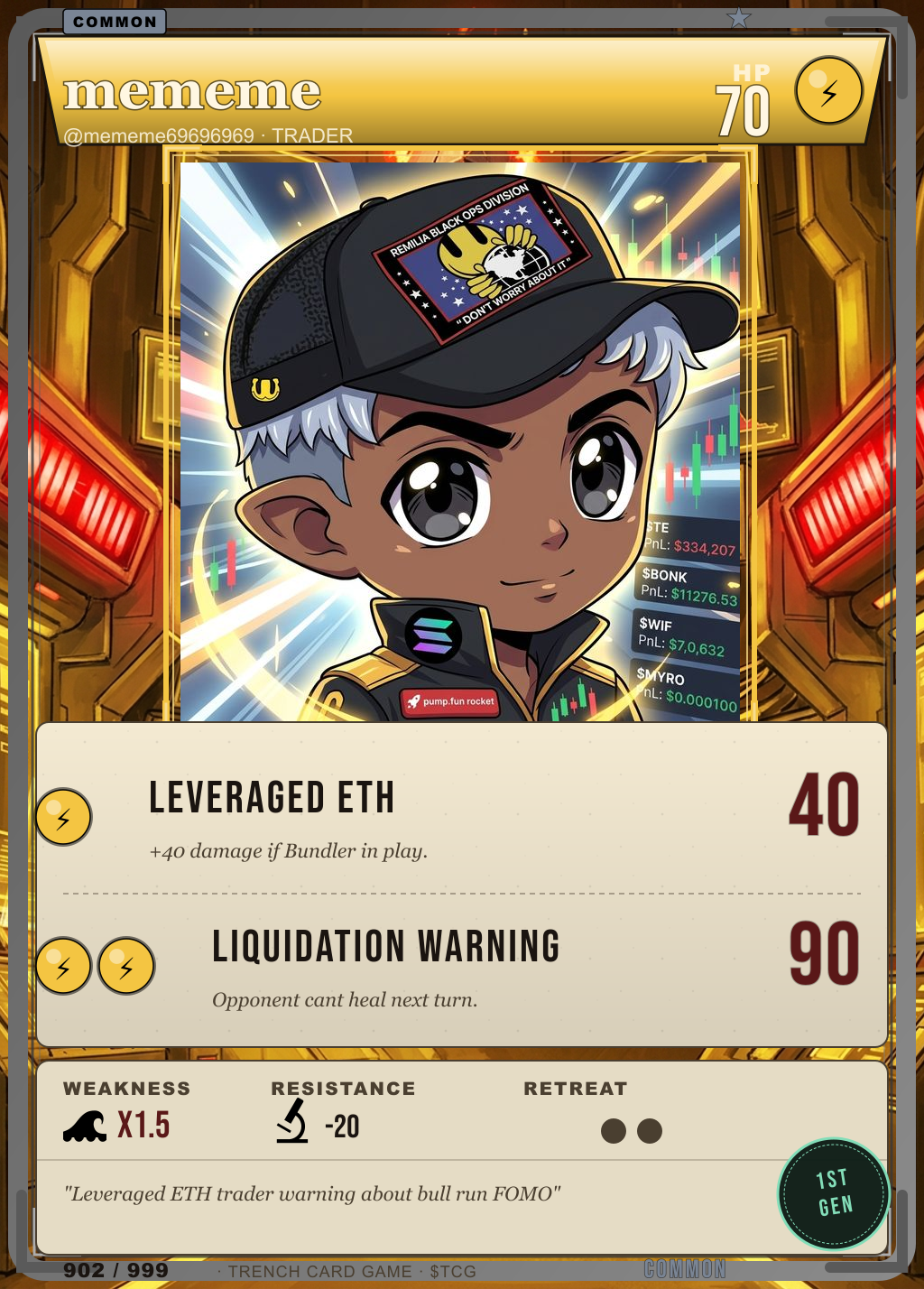 Trench Card 902 · mememe