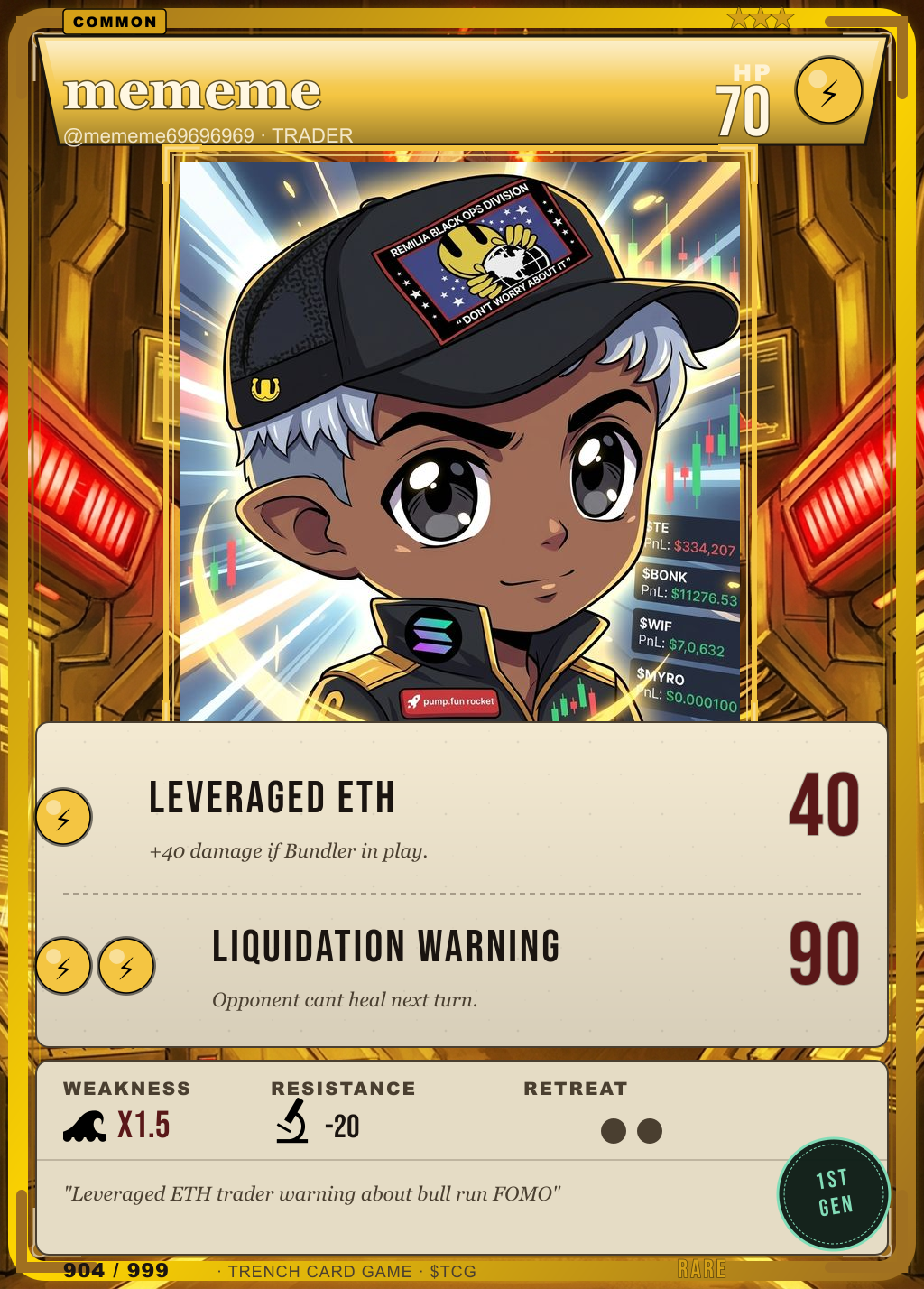 Trench Card 904 · mememe