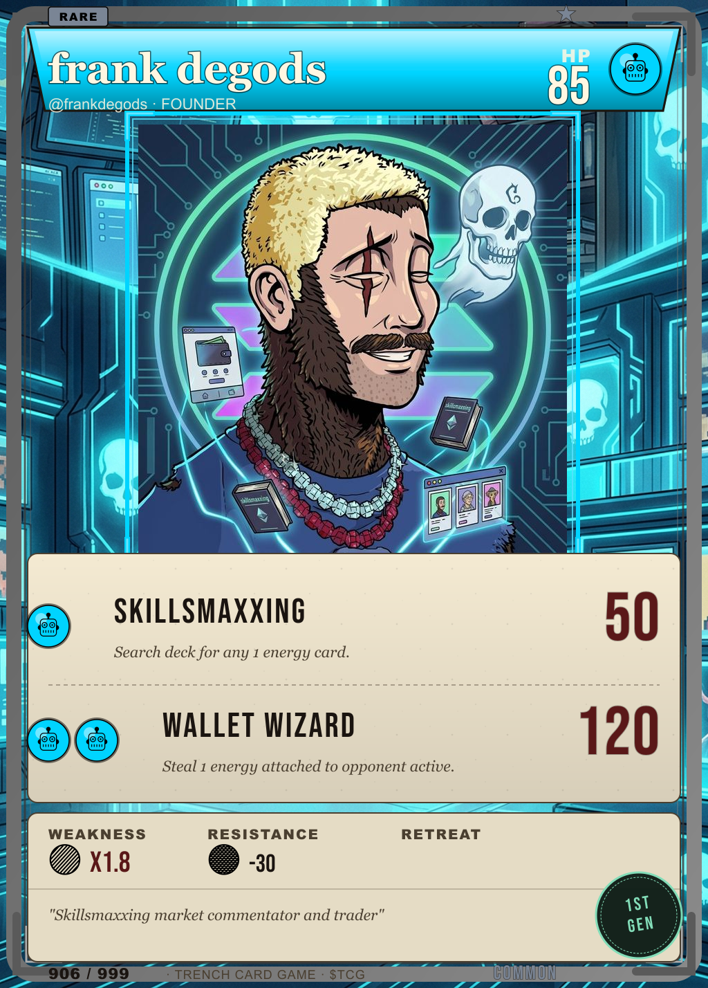 Trench Card 906 · frank degods