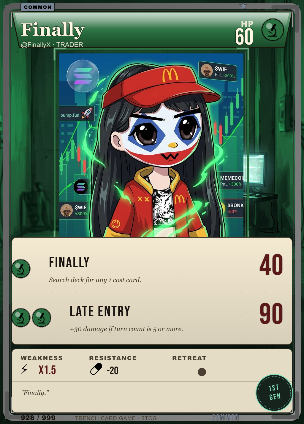 Trench Card 928 · Finally