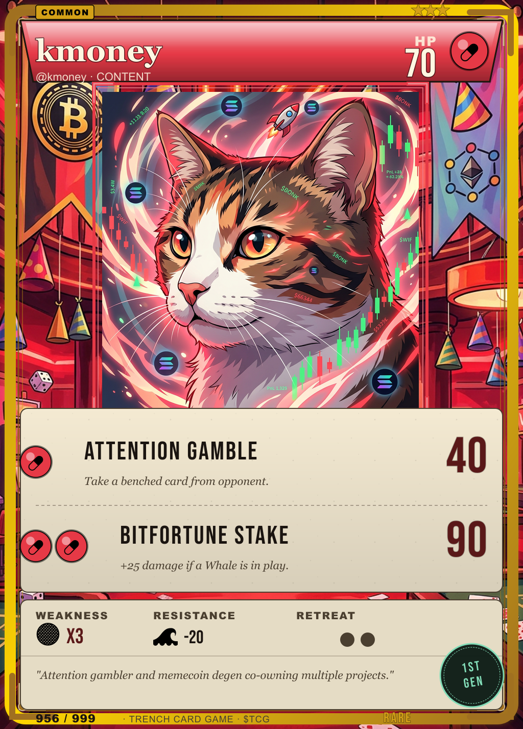 Trench Card 956 · kmoney