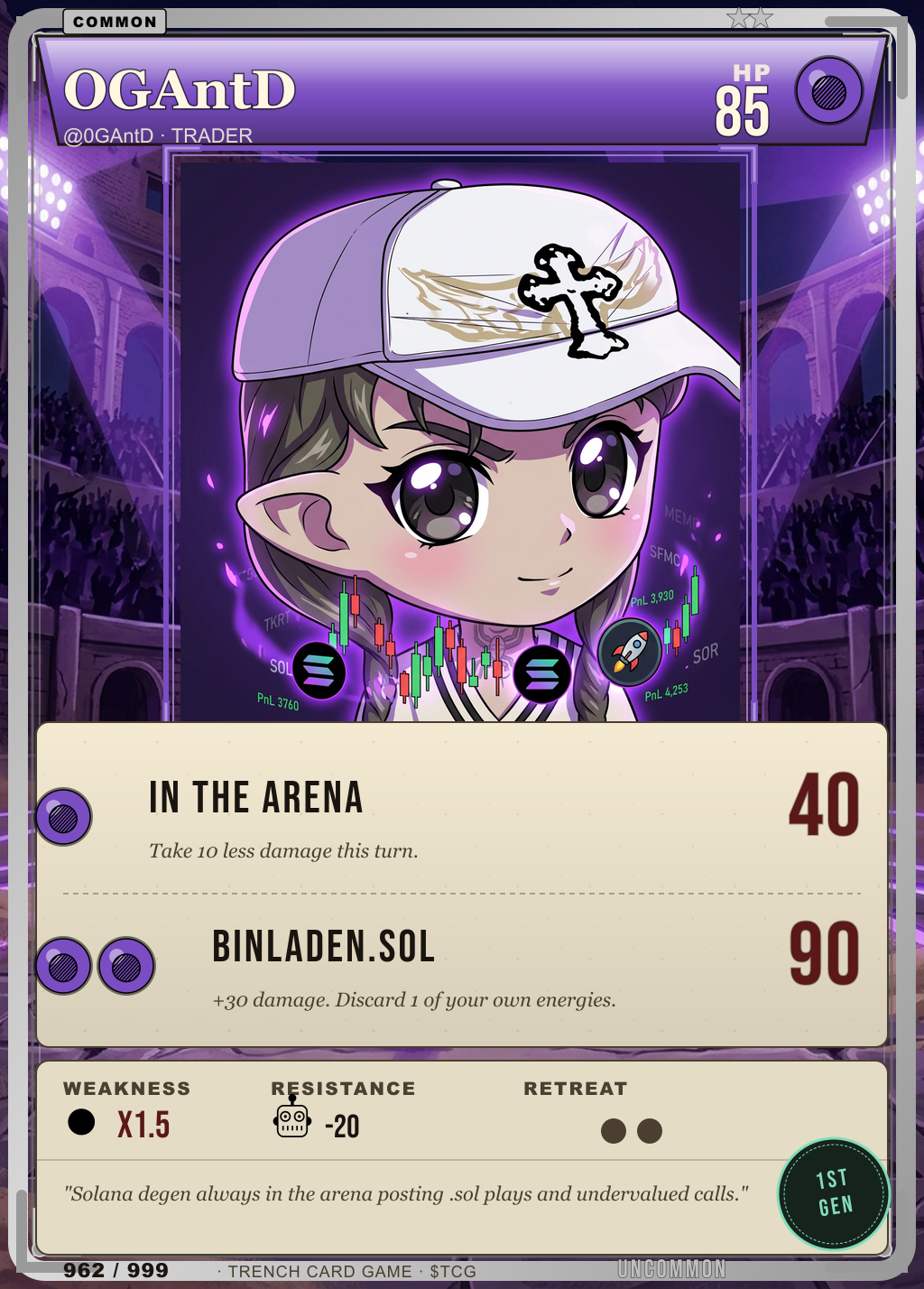 Trench Card 962 · OGAntD
